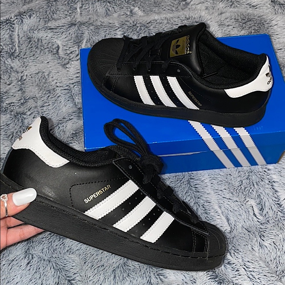 Adidas Superstar Shoe - Black